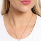 Emblematic Elegance - Gold - R - Paparazzi Necklace Image
