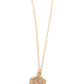 Emblematic Elegance - Gold - S - Paparazzi Necklace Image