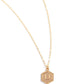 Emblematic Elegance - Gold - U - Paparazzi Necklace Image