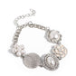 Cultivated Charm - White - Paparazzi Bracelet Image