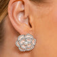 Suave Sensation - White - Paparazzi Earring Image