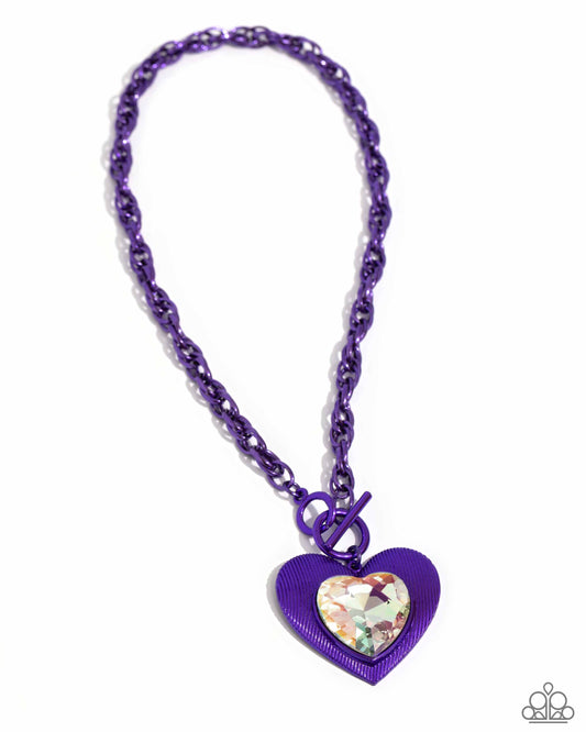 Paparazzi Necklace ~ Modern Matchup - Purple