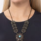 A La ROGUE - Brass - Paparazzi Necklace Image