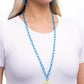 Tranquil Unity - Blue - Paparazzi Necklace Image