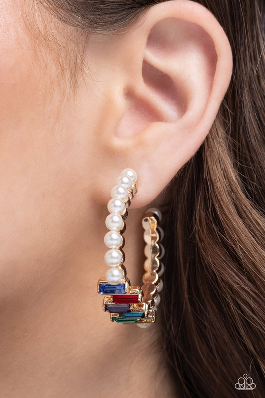 Modest Maven - Gold - Paparazzi Earring Image