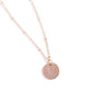 Initial Elegance - Rose Gold - K - Paparazzi Necklace Image