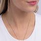 Initial Elegance - Rose Gold - M - Paparazzi Necklace Image