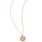 Initial Elegance - Rose Gold - N - Paparazzi Necklace Image
