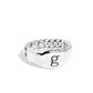 Monogram Memento - Silver - G - Paparazzi Ring Image