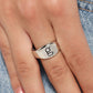 Monogram Memento - Silver - G - Paparazzi Ring Image