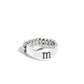 Monogram Memento - Silver - M - Paparazzi Ring Image