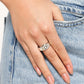 Monogram Memento - Silver - O - Paparazzi Ring Image