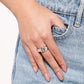 Monogram Memento - Silver - V - Paparazzi Ring Image