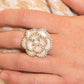 Debonair Delight - White - Paparazzi Ring Image