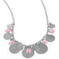 Radiant Review - Pink - Paparazzi Necklace Image