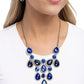 Dripping in Dazzle - Blue - Paparazzi Necklace Image