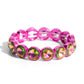 Radiant on Repeat - Pink - Paparazzi Bracelet Image