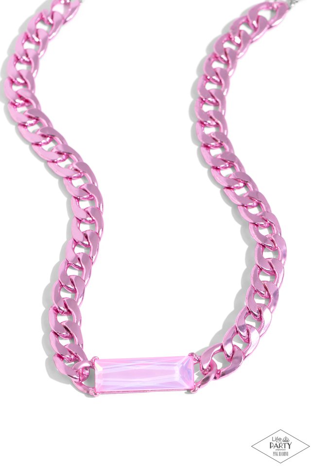 ​Urban Royalty - Pink - Paparazzi Necklace Image