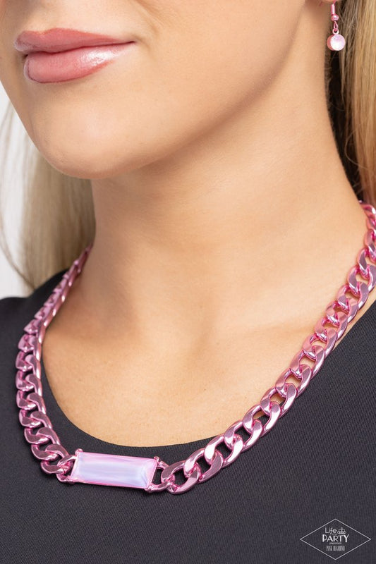 ​Urban Royalty - Pink - Paparazzi Necklace Image