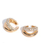 Sizzling Spotlight - Gold - Paparazzi Earring Image