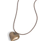 CORDED Love - Brass - Paparazzi Necklace Image