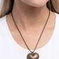 CORDED Love - Brass - Paparazzi Necklace Image