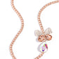 Fluttering Finesse - Rose Gold - Paparazzi Necklace Image