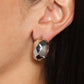 Patterned Past - Silver - Paparazzi Earring Image