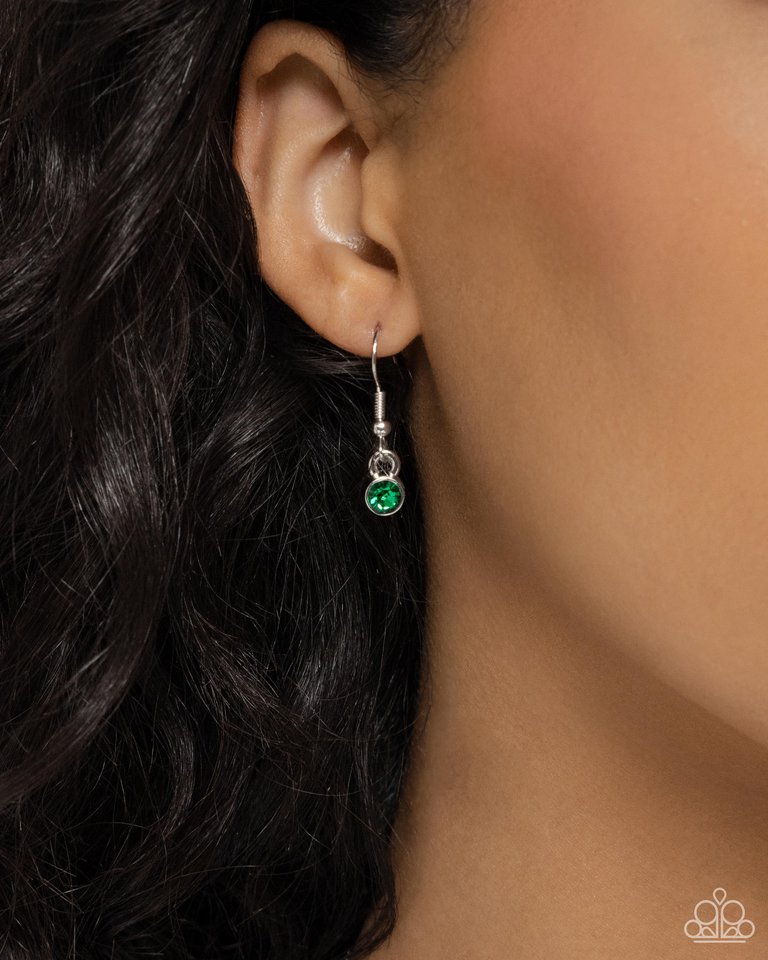 Birthstone Beauty - Green - Paparazzi Necklace Image