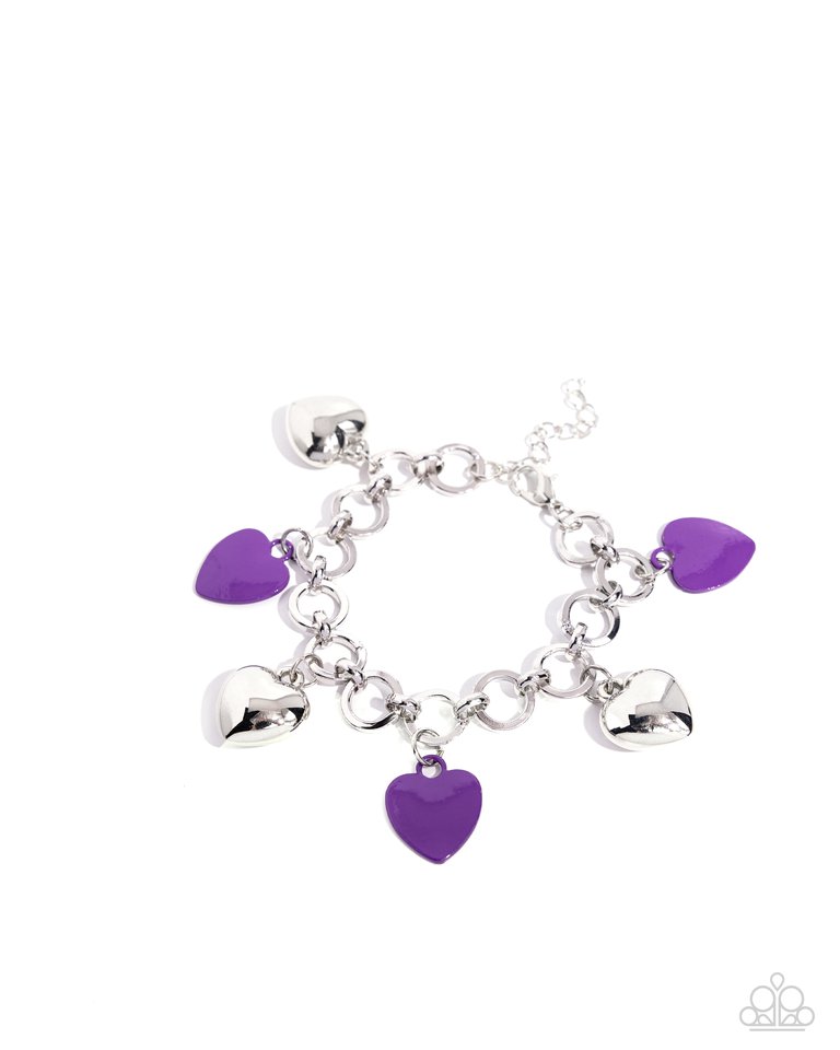 Whole Lotta Love - Purple - Paparazzi Bracelet Image