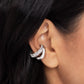 Sizzling Spotlight - White - Paparazzi Earring Image