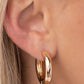The New Classic - Gold - Paparazzi Earring Image
