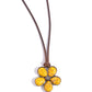 Budding Badlands - Yellow - Paparazzi Necklace Image