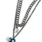 Flair for the Fierce - Blue - Paparazzi Necklace Image