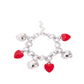 Whole Lotta Love - Red - Paparazzi Bracelet Image