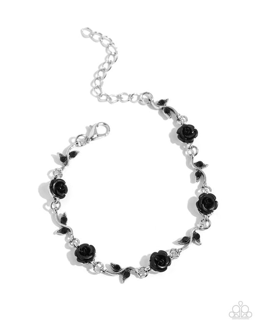 Roses Supposes - Black - Paparazzi Bracelet Image