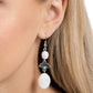 Creative Cascade - White - Paparazzi Earring Image