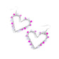 HEART of Your World - Pink - Paparazzi Earring Image