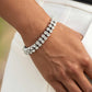 Once Upon A TIARA - White - Paparazzi Bracelet Image