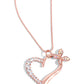 Half-Hearted Haven - Copper - Paparazzi Necklace Image