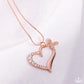 Half-Hearted Haven - Copper - Paparazzi Necklace Image