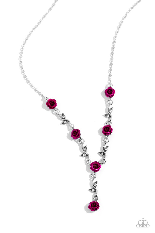 ROSE Without Saying... - Pink - Paparazzi Necklace Image