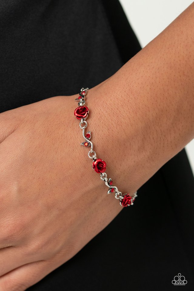 Roses Supposes - Red - Paparazzi Bracelet Image