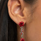 Led by the ROSE - Red - Paparazzi Earring Image