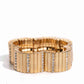 Linear Legend - Gold - Paparazzi Bracelet Image