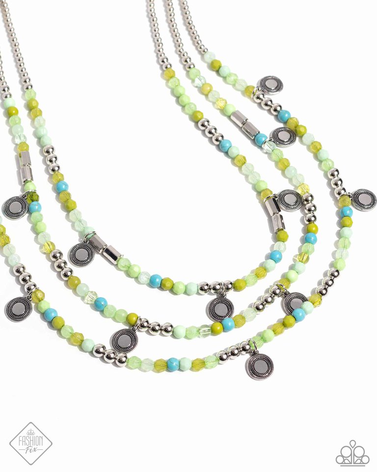 Paparazzi Necklace ~ Piquant Pattern - Green – Paparazzi Jewelry