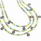 Piquant Pattern - Green - Paparazzi Necklace Image