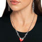 Trendy Tribute - Red - Paparazzi Necklace Image