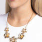 FLOWER Move - Gold - Paparazzi Necklace Image