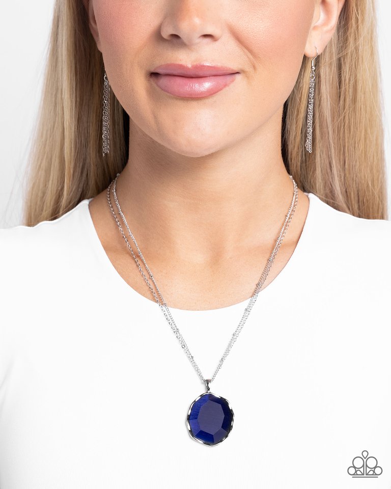 Showstopping Season - Blue - Paparazzi Necklace Image